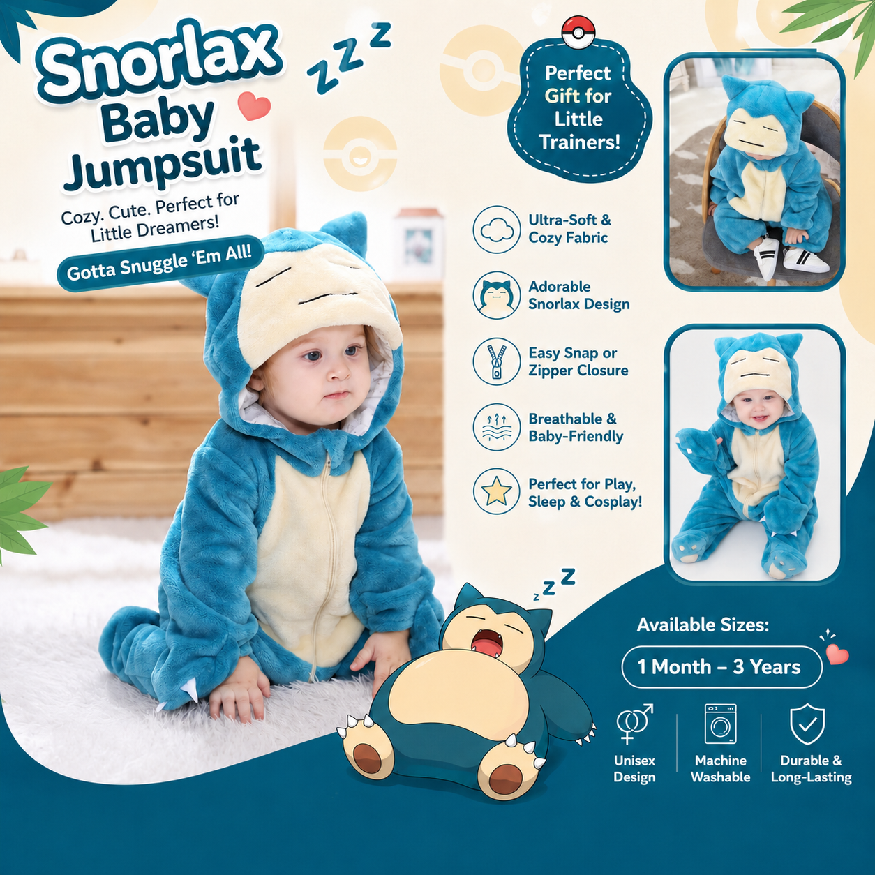 Blue Baby Jumpsuit
