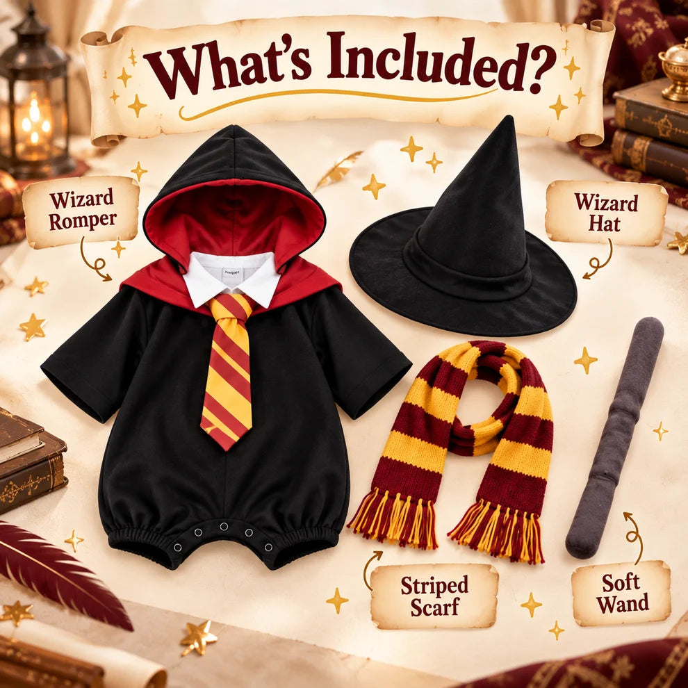 Little Wizard Costume Magic & Cozy Outfit
