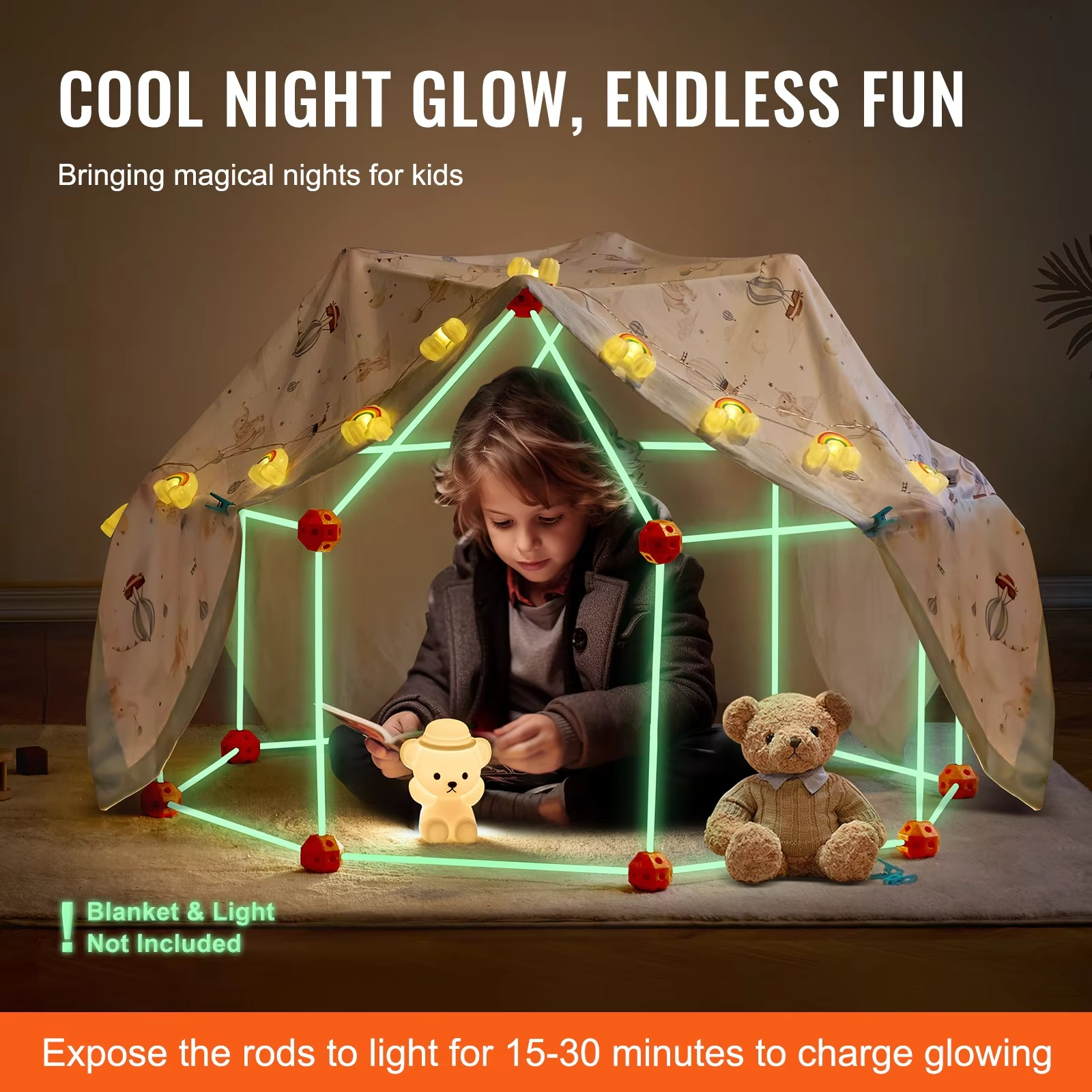 Kids Construction Fortress Building Kit